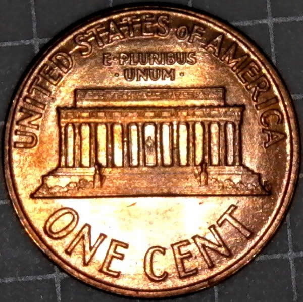 1960-D-Lincoln-Memorial-Cents-Tilted-Die-Clash-From-2nd-OBW-BU-Ebay-Roll